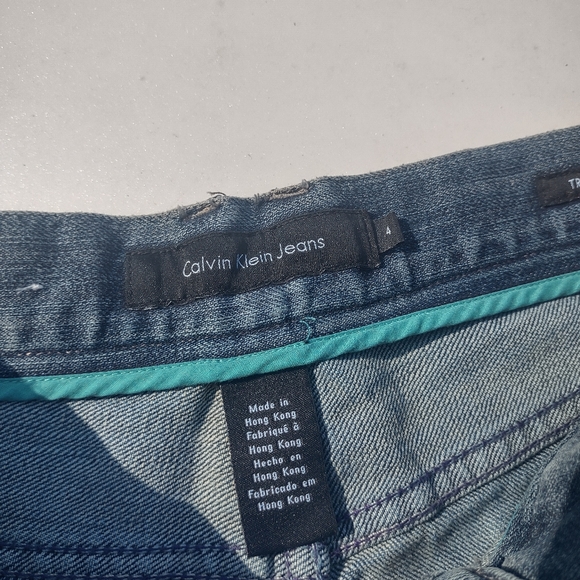 NEW Calvin Klein Trousers Jeans Size 4 NWT - Picture 6 of 13